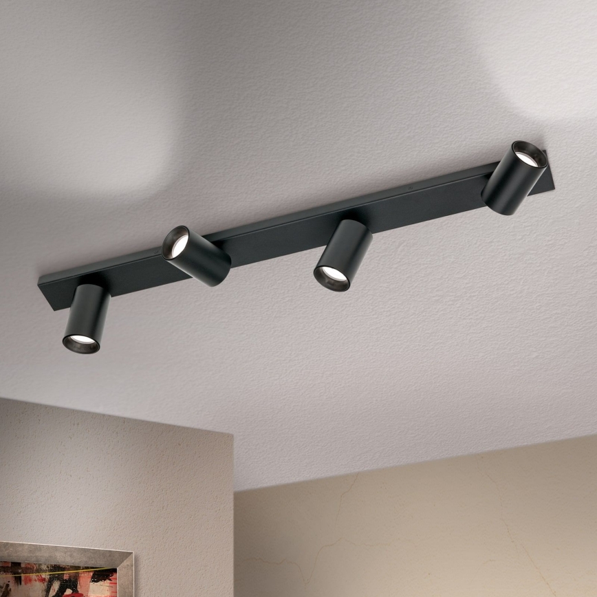 Spotleuchte SEAN 4xGU10/13W/230V schwarz