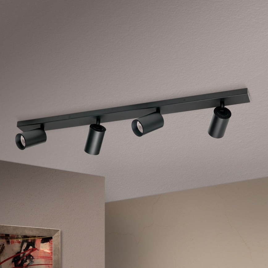 Spotleuchte SEAN 4xGU10/13W/230V schwarz
