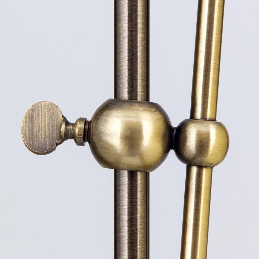 Stehleuchte TONIA 1xE27/60W/230V 183 cm weiß/bronzen