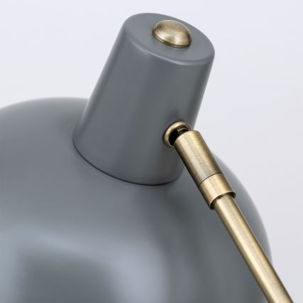 Tischlampe FEDRA 1xE14/40W/230V grau/messing