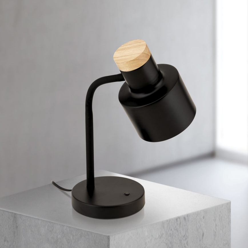 Tischlampe GILI 1xE27/40W/230V schwarz