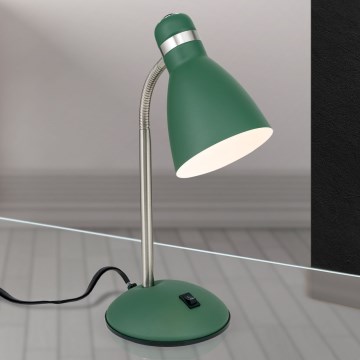 Orion - Tischlampe SCHOOL 1xE27/40W/230V grün/mattchrom