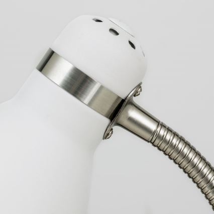 Tischlampe SCHOOL 1xE27/40W/230V weiß/matt-chrom