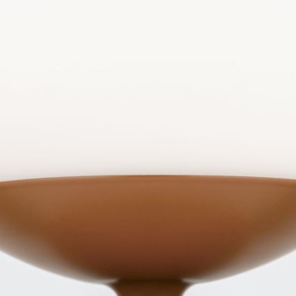 Tischleuchte STANLEY 1xE14/25W/230V Keramik/braun