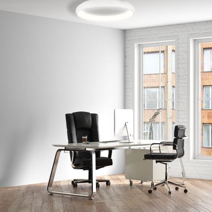 LED Dimmbares Deckenleuchte VENUS LED/50W/230V Ø 61 cm Weiß