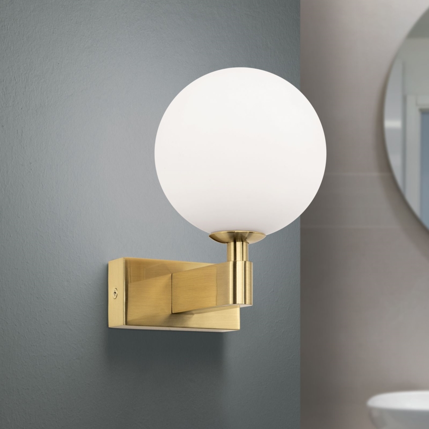Badezimmer-Wandleuchte MARA 1xG9/20W/230V IP44 golden
