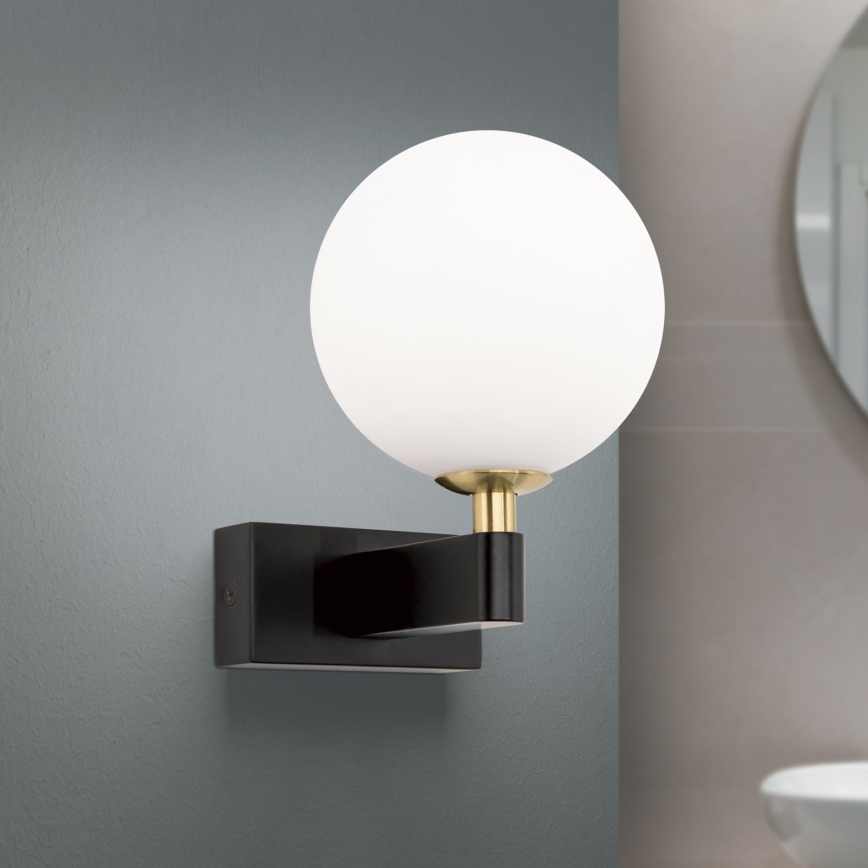 Badezimmer-Wandleuchte MARA 1xG9/20W/230V IP44 schwarz