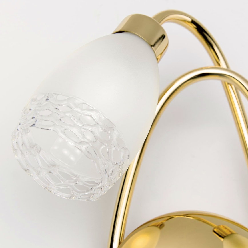 Wandleuchte CARLA 2xG9/28W/230V goldfarben