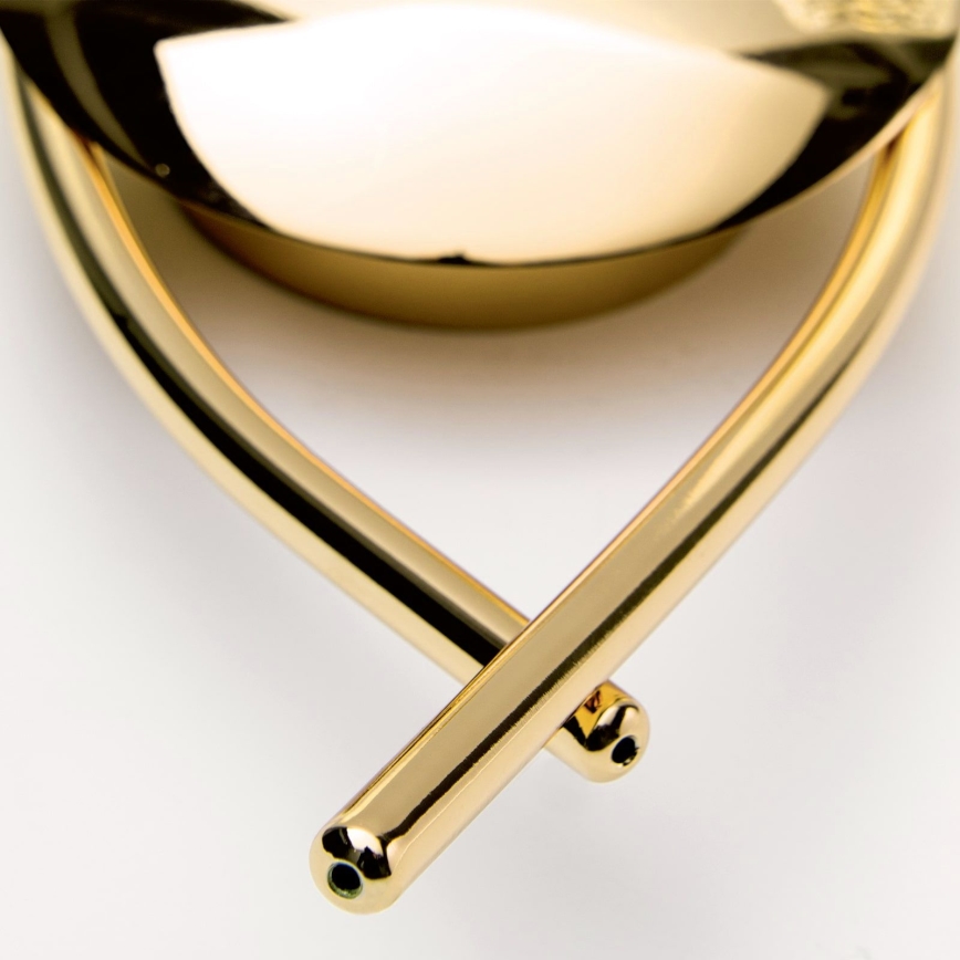 Wandleuchte CARLA 2xG9/28W/230V goldfarben