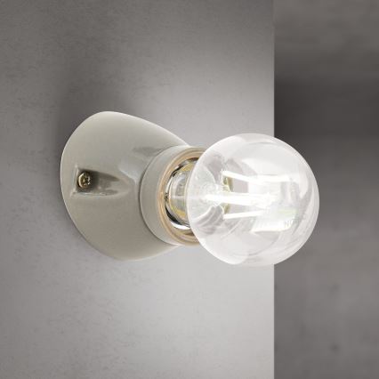 Wandleuchte FROST 1xE27/60W/230V grau