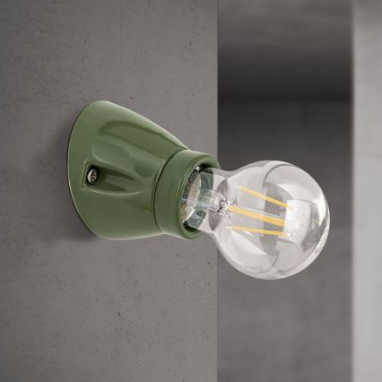 Wandleuchte FROST 1xE27/60W/230V grün