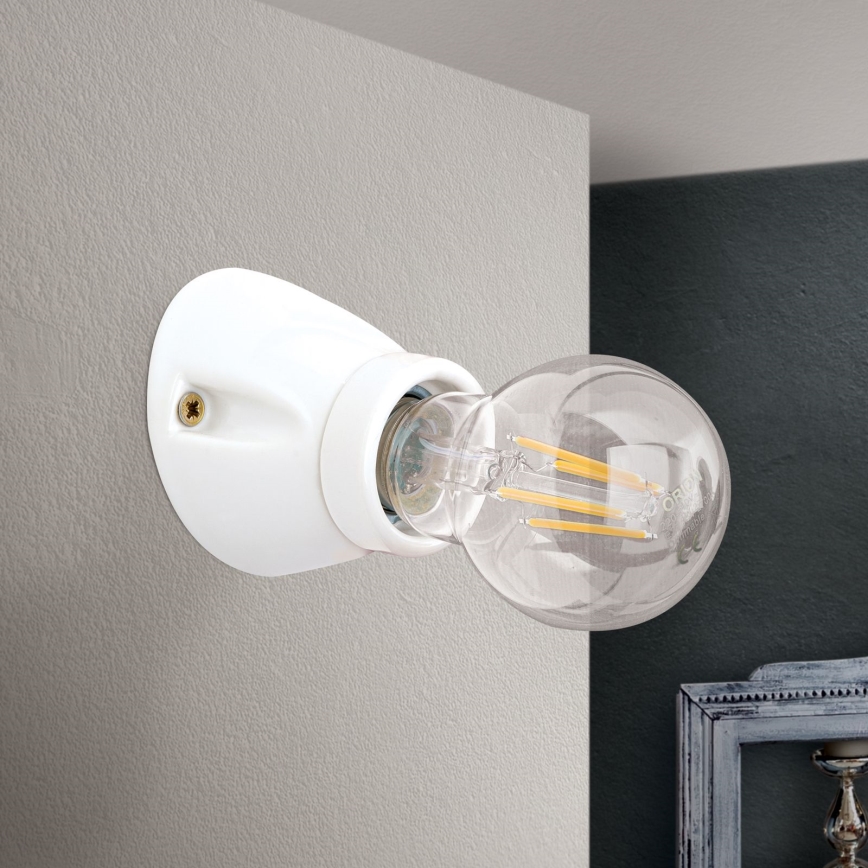 Wandleuchte FROST 1xE27/60W/230V weiß