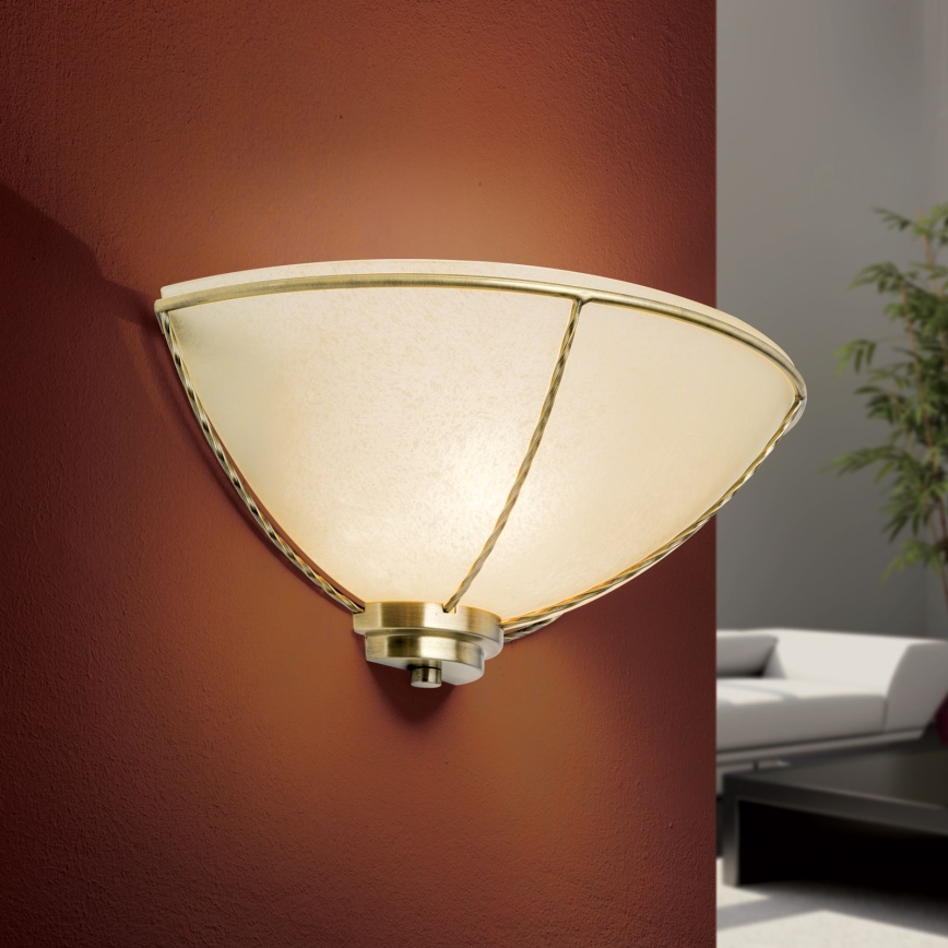 Wandleuchte MAURO 1xE27/60W/230V Bronze