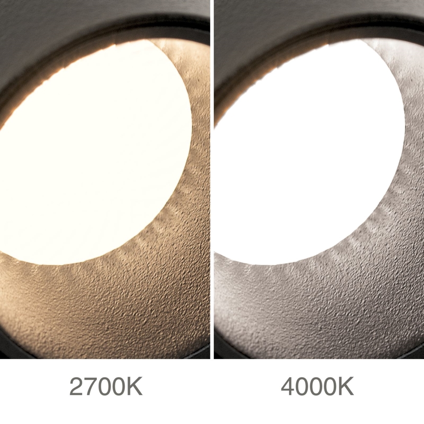 LUXY dimmbarer, wiederaufladbarer Touch-Wand-Spot LED/1W/5V, Akku 2200 mAh, 2700/3000/4000K, schwarz