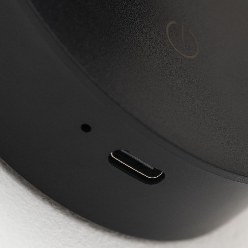 LUXY dimmbarer, wiederaufladbarer Touch-Wand-Spot LED/1W/5V, Akku 2200 mAh, 2700/3000/4000K, schwarz