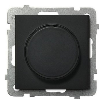 Ospel - SONATA rahmenloser Drehdimmer, schwarz