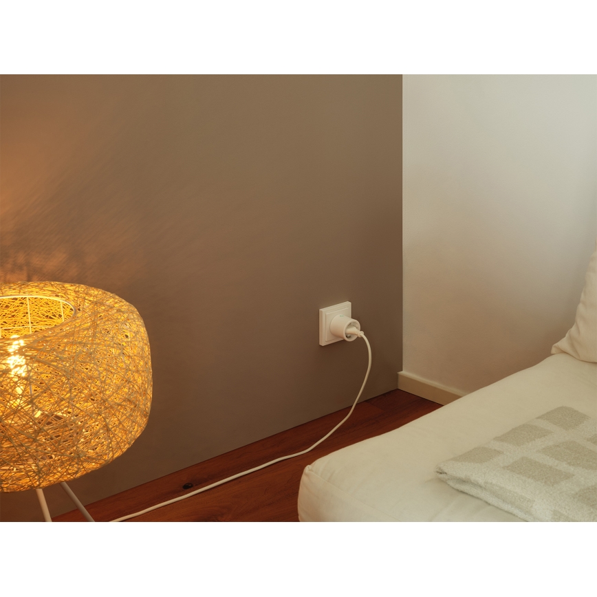 Osram - 2er-Set Smart-Steckdose SMART+ MATTER SCHUKO 2300 W / 230 V / 10 A Wi-Fi, weiß