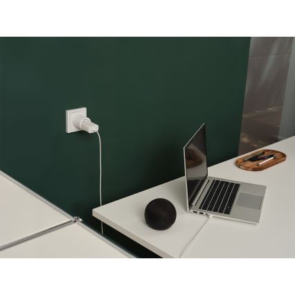 Osram - 2er-Set Smart-Steckdose SMART+ MATTER SCHUKO 2300 W / 230 V / 10 A Wi-Fi, weiß