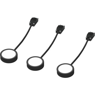 Osram - 3er-Set LED-Unterbauleuchte UNDERCABINET LED/3W/230V 3000K, schwarz