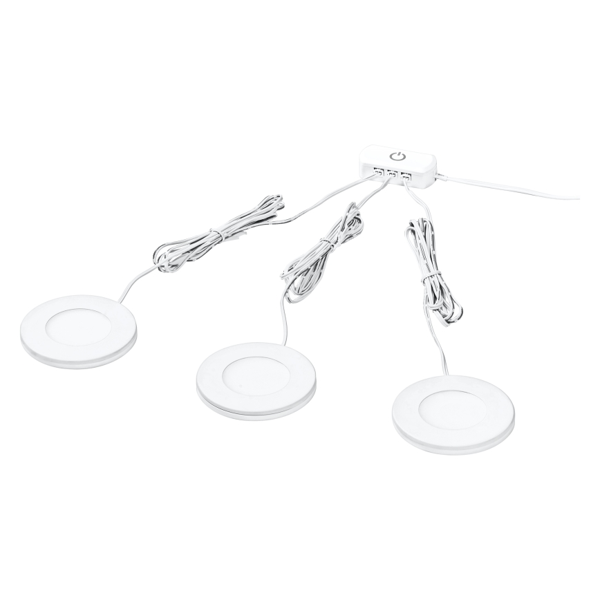 Osram - 3er-Set LED-Unterbauleuchten UNDERCABINET LED/8,5 W/230 V 3000 K weiß