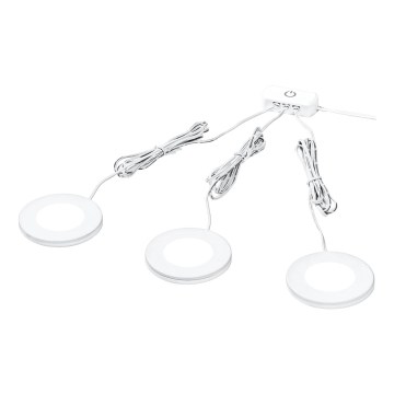 Osram - 3er-Set LED-Unterbauleuchten UNDERCABINET LED/8,5 W/230 V 3000 K weiß