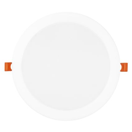 Osram - 6er-Set LED-Einbauleuchten ESSENTIAL LED, 18 W / 230 V, 6500 K, Ø 22 cm, weiß