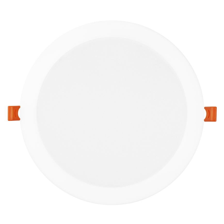Osram - 6er-Set LED-Einbauleuchten ESSENTIAL LED, 18 W / 230 V, 6500 K, Ø 22 cm, weiß