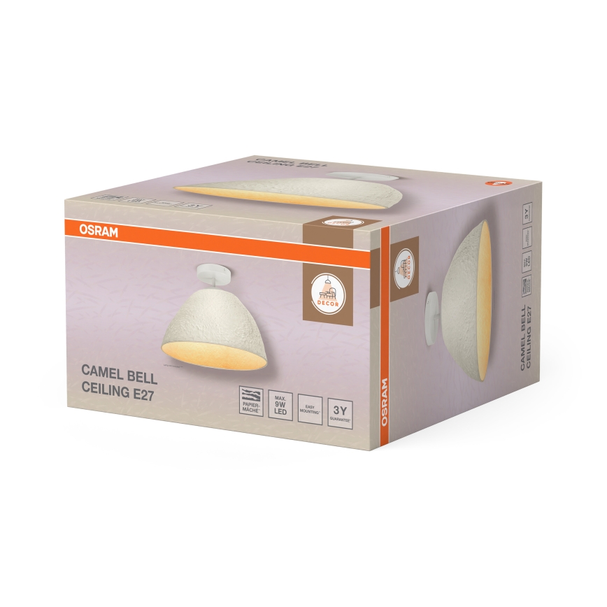 Osram - Aufgesetzte Deckenleuchte CAMEL BELL 1xE27/9W/230V Ø 37,5 cm