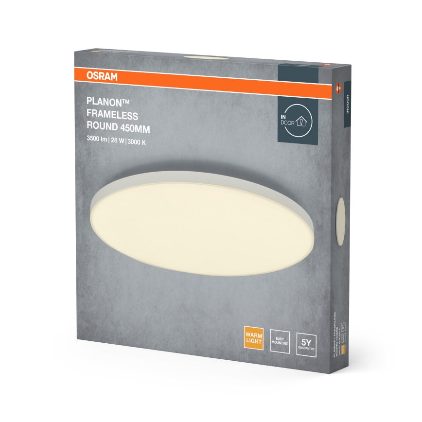 Osram - Aufgesetztes LED Panel PLANON LED/28W/230V 3000K Durchmesser 45 cm weiß