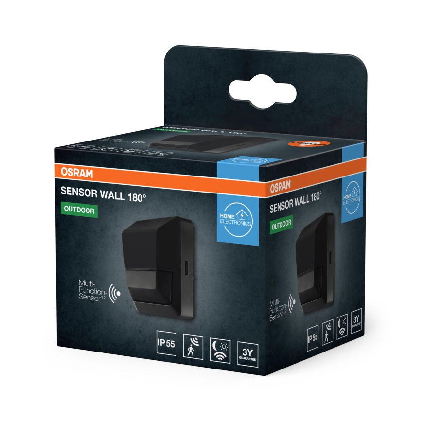 Osram - Außen-Infrarot-Bewegungsmelder 230 V IP55 Anthrazit