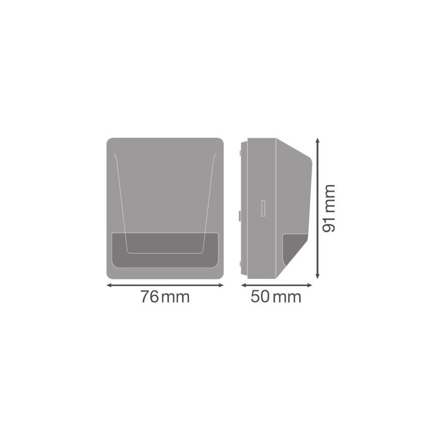 Osram - Außen-Infrarot-Bewegungsmelder 230 V IP55 Anthrazit