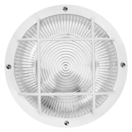 Osram - Außen-Wandleuchte BULKHEAD 1xE27/10W/230V Ø 19 cm IP54 weiß