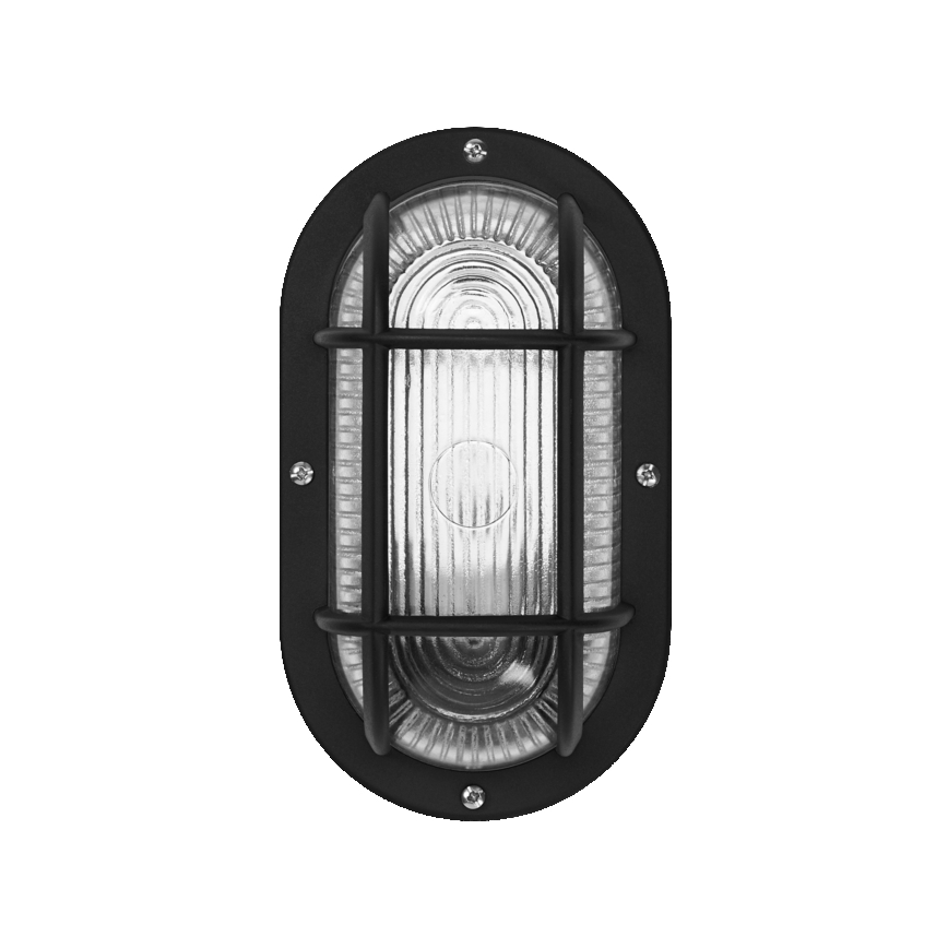 Osram - Außenwandleuchte BULKHEAD 1xE27/10W/230V IP54 schwarz