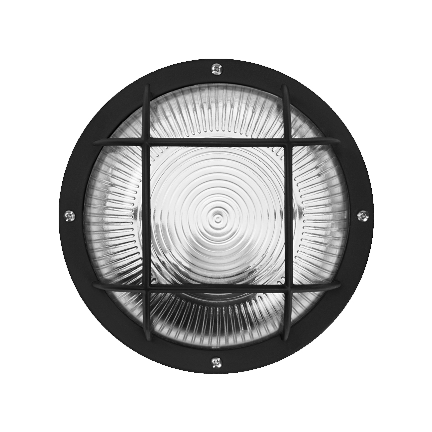 Osram - Außenwandleuchte BULKHEAD 1xE27/10W/230V Ø 19 cm IP54 schwarz