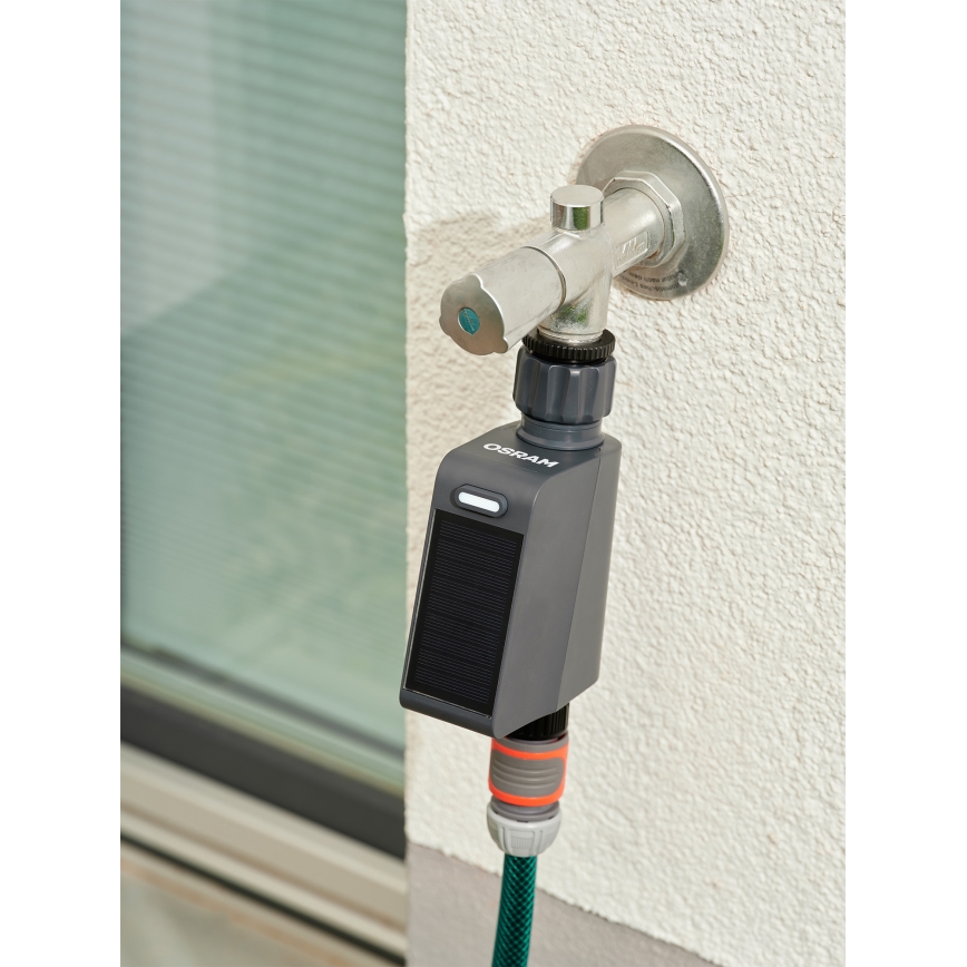 Osram - Bewässerungsventil mit Solarpanel SMART+ IP55 Wi-Fi