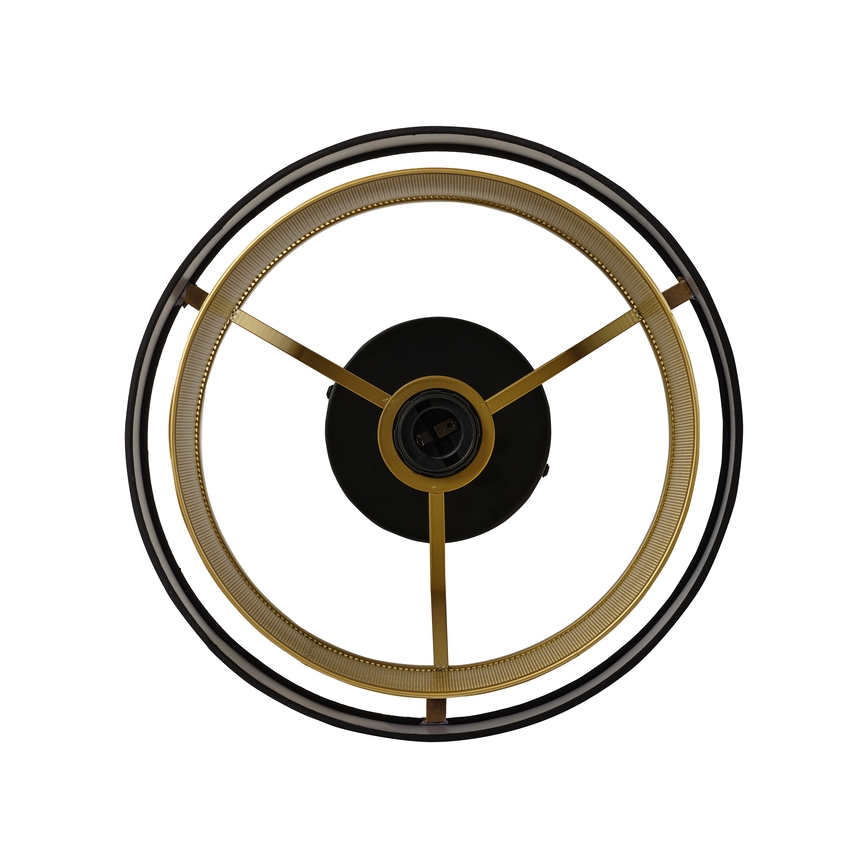 Osram - Deckenleuchte DECOR HORNET 1xE27/10W/230V Ø 30 cm schwarz/gold