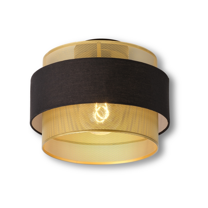 Osram - Deckenleuchte DECOR HORNET 1xE27/10W/230V Ø 30 cm schwarz/gold