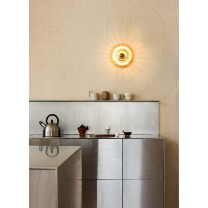 Osram - Deckenleuchte GOLD GLASS 1xE27/12W/230V Ø 28 cm gold/rauchiges Beige