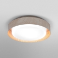 Osram - Deckenleuchte ORBIS MADRID 2xE27/10W/230V Ø 29 cm Holzdekor