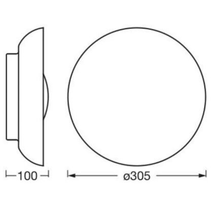 Osram - Deckenleuchte ORBIS MILAN 2xE27/10W/230V Ø 30,5 cm, braun