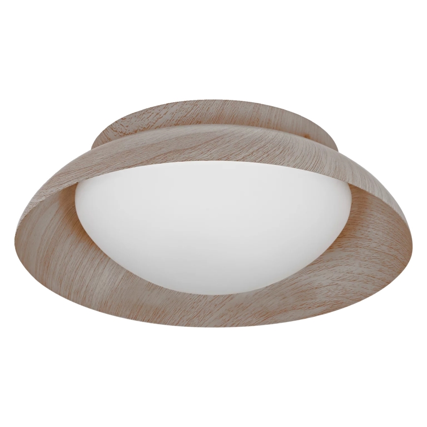 Osram - Deckenleuchte ORBIS MILAN 2xE27/10W/230V Ø 30,5 cm Holzdekor