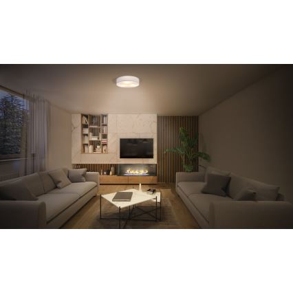 Osram - Deckenleuchte ORBIS PARIS 1xE27/25W/230V Ø 30 cm weiß