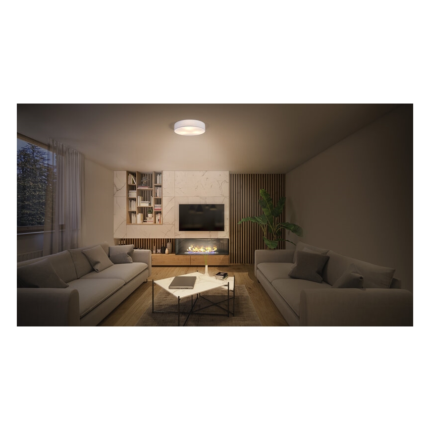Osram - Deckenleuchte ORBIS PARIS 1xE27/25W/230V Ø 30 cm weiß