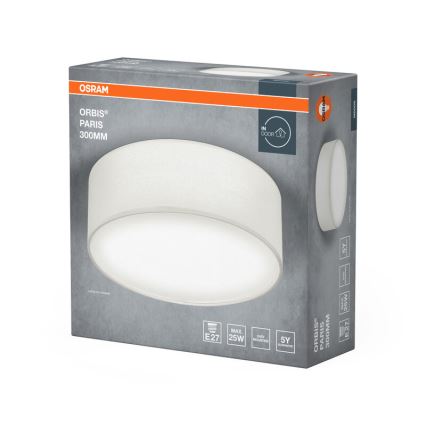 Osram - Deckenleuchte ORBIS PARIS 1xE27/25W/230V Ø 30 cm weiß