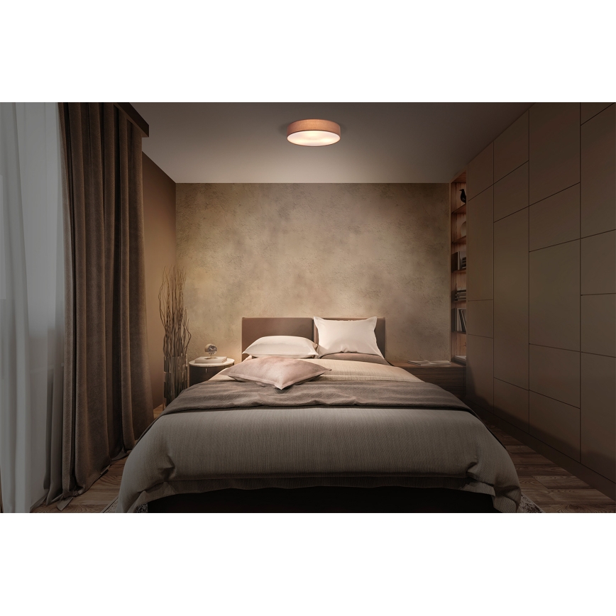 Osram - Deckenleuchte ORBIS PARIS 3xE27/15W/230V Durchmesser 48 cm braun