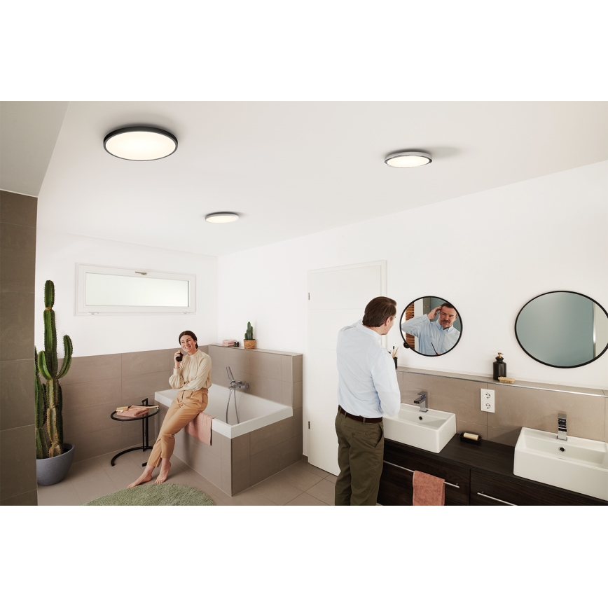 Osram - SMART+ DISC LED Badezimmer-Deckenleuchte, dimmbar, 24W, 230V, 3000-6500K, IP44, Wi-Fi