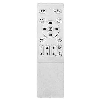 Osram - LED-dimmbare Deckenleuchte mit Ventilator LED/55W/230V 3000-6500K weiß + Fernbedienung