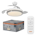 Osram - Dimmbare LED-Deckenleuchte mit Ventilator LEVECHE LED/36W/230V 3000/4000/6500K + Fernbedienung
