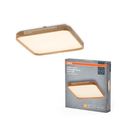 Osram - Dimmbare LED-Deckenleuchte ORBIS ALICIA LED/24W/230V 39,5x39,5 cm beige