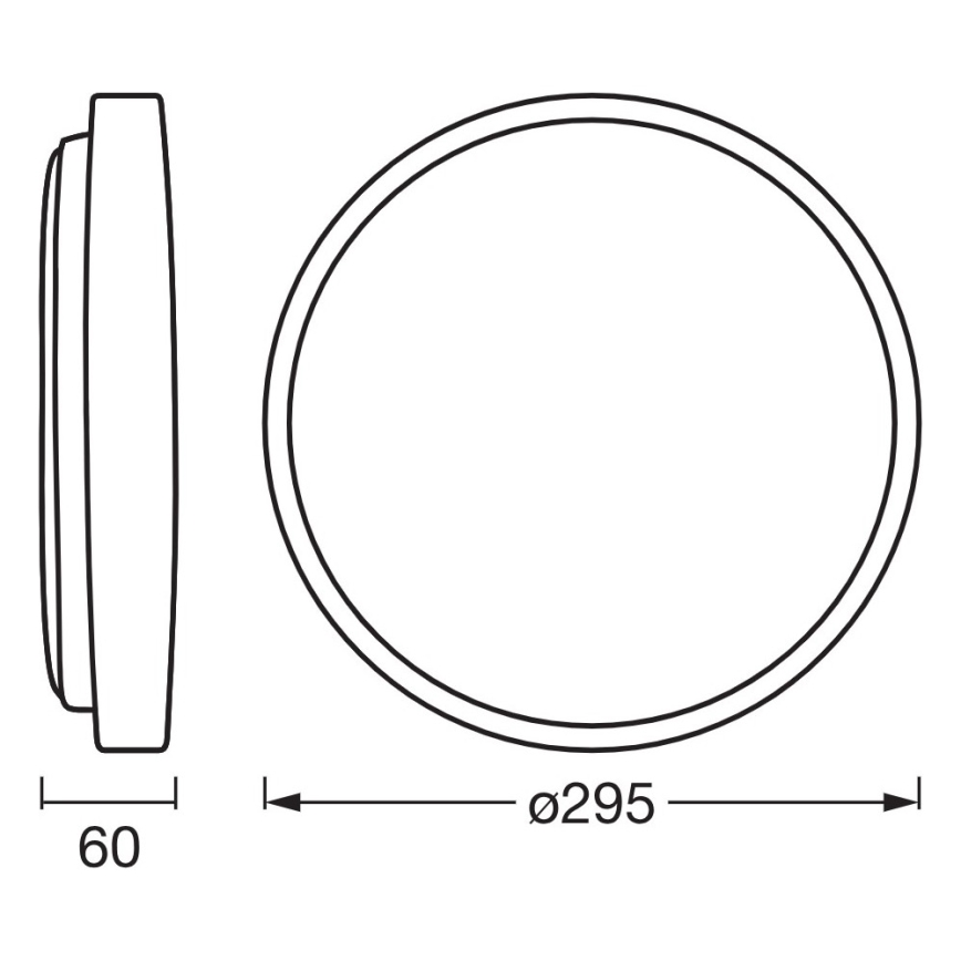 Osram - Dimmbare LED-Deckenleuchte ORBIS ALISON LED/16W/230V Ø 29,5 cm beige